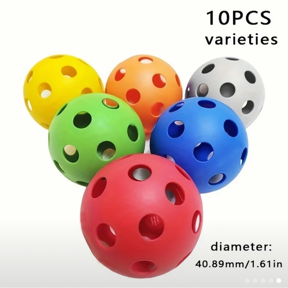 NWT Handmade PICKLE BALL Keychain - Picture 2 of 2